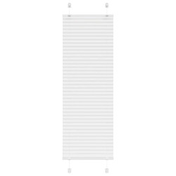 Branco plissada cega 40x150 cm largura tecido 39,4 cm poliéster