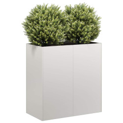 Plantador 80x40x80 cm aço inoxidável