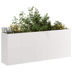Plantador 200x40x80 cm aço inoxidável
