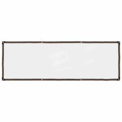 Encerado transparente com ilhós 1x3 m polietileno