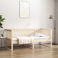 Cama de dia sem colchão 100x200 cm pinho de madeira maciça