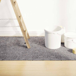 Tapete p/ pintor em velo antiderrapante 10 m 220g/m² cinzento