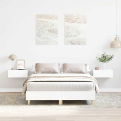 Estrutura de cama sem colchão 120x190 cm branco
