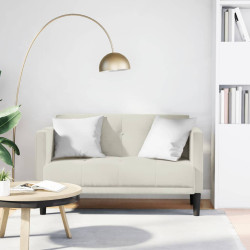 Sofá-luvas 111 cm veludo creme