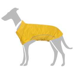 Capa de chuva para cães com tiras reflectoras amarelo 2xl