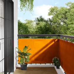 Tela de varanda 90x700 cm 100% poliéster oxford laranja