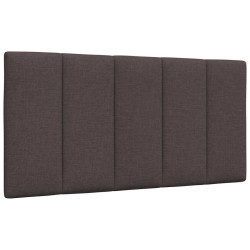 Almofadão de cabeceira hanko 100 cm tecido castanho-escuro