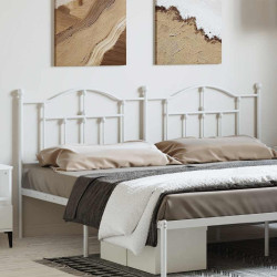 Cabeceira de substituição 180 cm metal branco