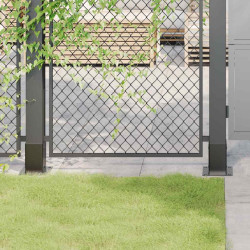 Bases de coluna quadradas 12 peças 91x91 mm aço revestido a pó
