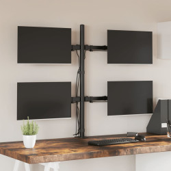 Suporte para monitor vesa 75/100 mm aço preto