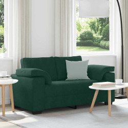Sofá-luvas 160x77x82 cm veludo verde-escuro