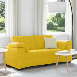 Sofá-luvas 180x77x82 cm veludo amarelo