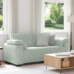Sofá-luvas 180x77x82 cm veludo cinzento-claro