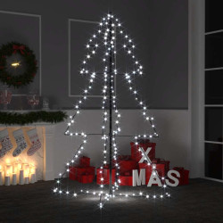 Árvore de natal em cone 200 leds 98x150 cm interior e exterior