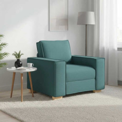 Sofá-cadeira verde escuro 100x78x84 cm tecido