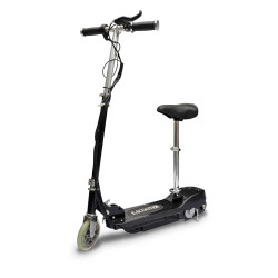 Trotinete/scooter elétrica com assento 120 w preto