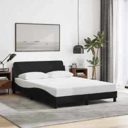 Estrutura de cama dover 120x200 cm tecido preto
