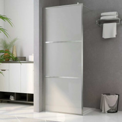 Divisória de chuveiro 80x195 cm vidro fosco esg