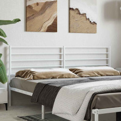 Cabeceira de substituição 200 cm metal branco