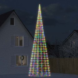 Árvore de natal LED 3000 leds coloridos 800 cm