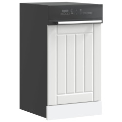 Painel máquina lavar louça lucca branco derivados de madeira
