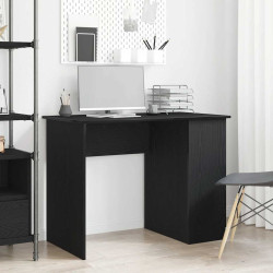 Mesa em carvalho preto, 100x55x75 cm, madeira engenheirada