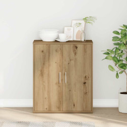 Aparador artisan oak 60x31x70 cm em madeira engenheirada