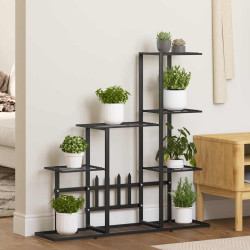 Suporte de vasos 94,5x25x88 cm metal preto