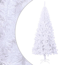 Árvore de natal artificial com suporte de aço 210 cm 910 ramos