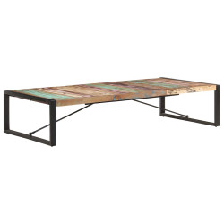 Mesa de centro 180x90x40 cm madeira recuperada maciça