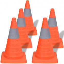 5 pop-up cones de sinalização 42 cm - Imagen 1