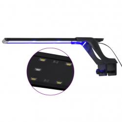 Lâmpada de aquário LED com braçadeira 35-55 cm azul e branco - Imagen 1