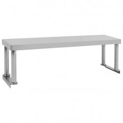 Prateleira para mesa de trabalho 120x30x35 cm aço inoxidável - Imagen 1