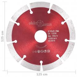 Discos de corte de diamante 2 pcs aço 125 mm - Imagen 5