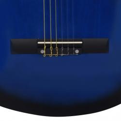 Guitarra acústica cutaway com equalizador e 6 cordas azul - Imagen 6