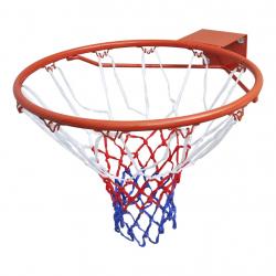 Cesto basquetebol com aro e rede 45 cm laranja - Imagen 1