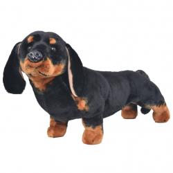 Brinquedo de montar cão salsicha peluche preto XXL - Imagen 1