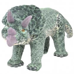 Brinquedo de montar dinossauro triceratops peluche verde XXL - Imagen 1