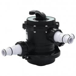 Válvula multiportas para filtro de areia ABS 38 mm 6-vias - Imagen 1