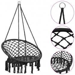 Cadeira de baloiço em rede 80 cm antracite - Imagen 1
