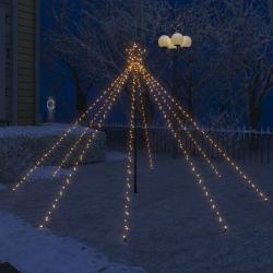 Iluminação cascata p/ árvore Natal int/ext 400 luzes LED 2,5 m - Imagen 1