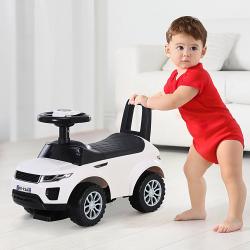Carro andador para bebé sem Pedais com Alto-falante 60x38x42cm branco - Imagen 1