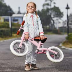 Bicicleta sem pedais para crianças acima de 2 anos para treinar equilíbrio 85x36x54 cm (CxLxA) rosa - Imagen 1