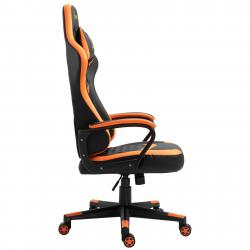 Vinsetto Cadeira gaming para escritório Ergonômico Altura ajustável basculante com apoio de cabeça e almofada lombar 61x70x121-1