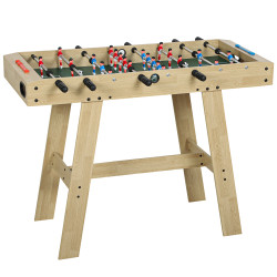 Matraquilho para crianças com 2 marcadores 8 pegas 22 jogadores e varas telescópicas 114x78x88 cm madeira