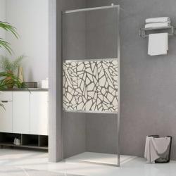 Divisória de chuveiro 90x195 cm vidro ESG design pedras - Imagen 1