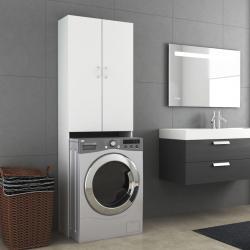 Armário máquina de lavar roupa 64x25,5x190 cm branco - Imagen 1