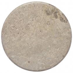 Tampo de mesa Ø60x2,5 cm mármore cinzento - Imagen 1