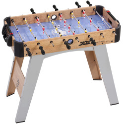 Matraquilhos de mesa 89 cm com 22 jogadores, 2 bolas, 2 marcadores e pegas antiderrapantes 89x61,5x70 cm azul arroxeado