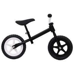 Bicicleta de equilíbrio com rodas de 12" preto - Imagen 1
